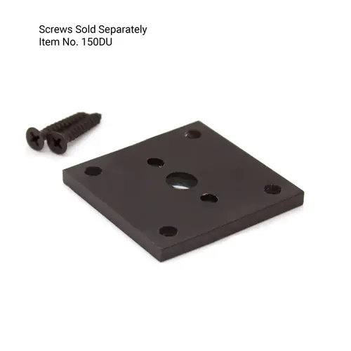 695 Blank Base Plates - Dark Black/Bronze Anodized