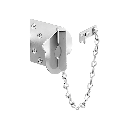 Texas Security Bolt - Stamped Steel Construction - Chrome Plated Finish (Single Pack)