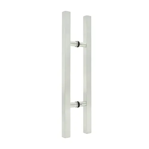 Square Ladder Pull 1-1/4" x 24" - Brushed Stainless