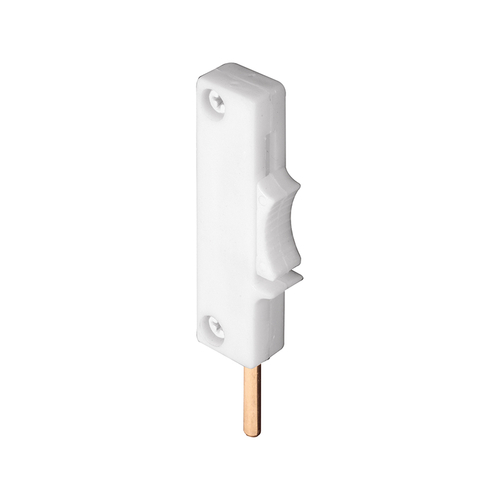 White - Plastic - Sliding Window Lock - Edge Mount (Single Pack)