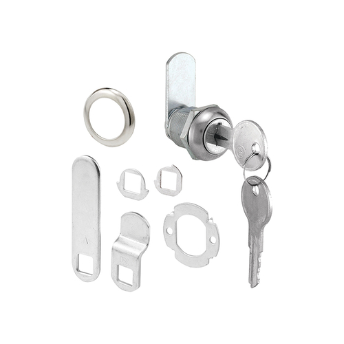 (Keyed Alike) Drawer And Cabinet Lock - 5/8" - Diecast Stainless Steel - Fits On 5/16" Max Panel Thickness (1 Kit)