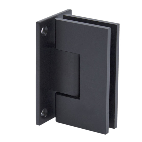 Venice Square 5 Degree Positive Close Wall Mount Hinge Full Back Plate - Oil Rubbed Bronze