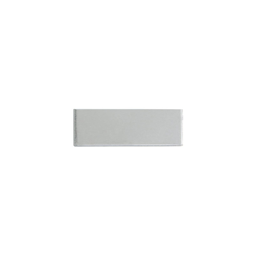 End Cap for WS2 Series Shallow 1/2" Wide U-Channel - Polished Stainless