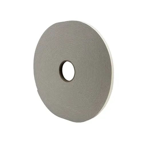 Double-Sided Foam Glazing Tape 1/8" x 3/8" x 100' - Gray