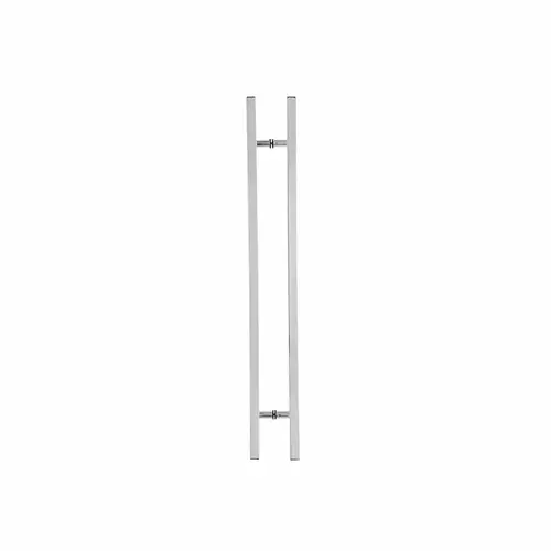 Square Ladder Pull 1-1/4" x 48" - Polished Stainless