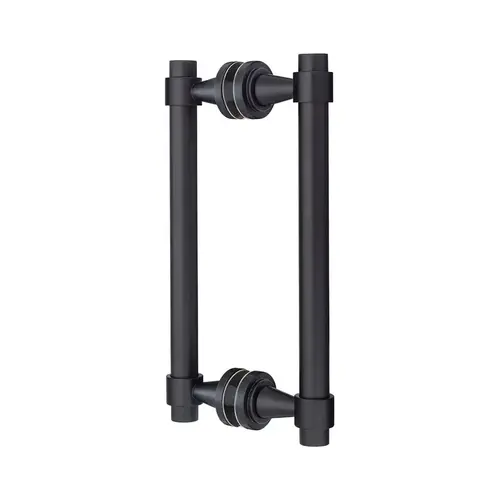 Opulent Series 8" Back-to-Back Pull - Matte Black