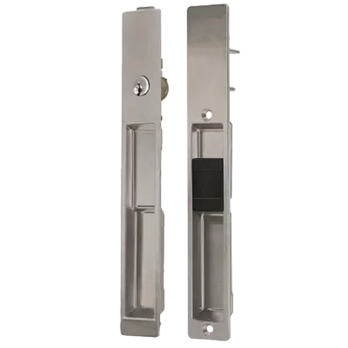 FHC 4190KFLCSA Adams Rite 4190 Series Flush Lockset with Cylinder Keyed Alike - Clear Anodized