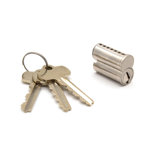 7-Pin Key #2 Small Format Interchangeable Core (SFIC) Brushed Nickel