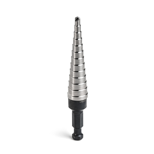 Unibit Step Drill Bit Size: 13 Hole Sizes