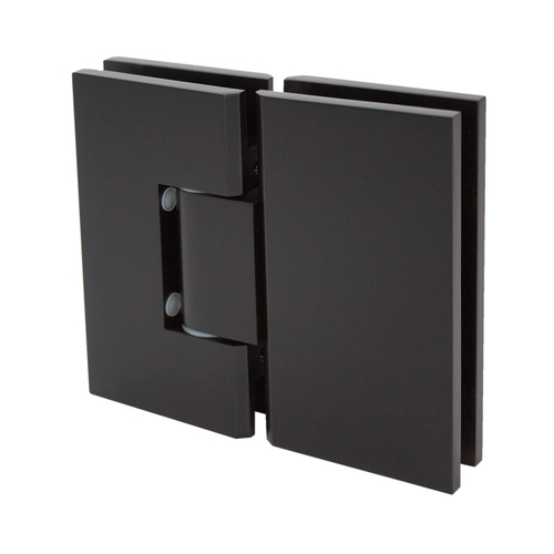 Valore HD Square Glass To Glass 180 Degree Hinge - Oil Rubbed Bronze