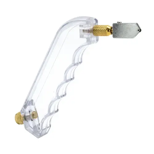 Clear Pistol Grip Oil Feed Glass Cutter