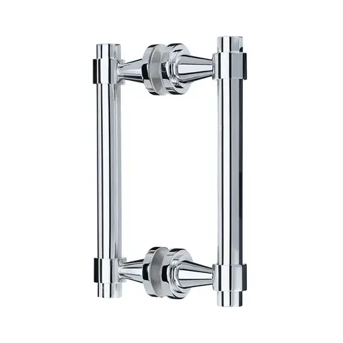 Opulent Series 8" Back-to-Back Pull - Polished Chrome