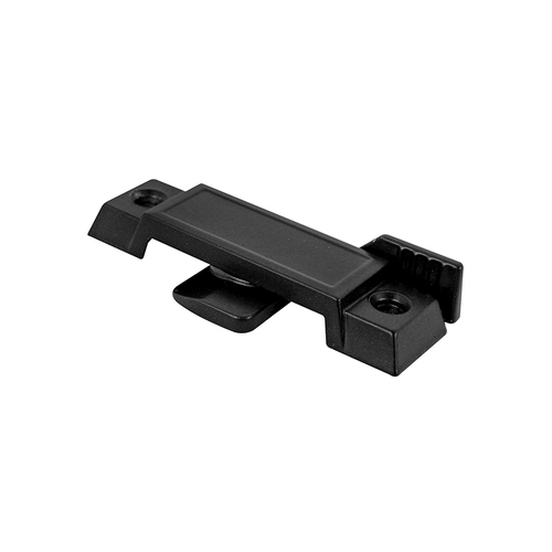 Sash Lock For Vertical And Horizontal Sliding Windows - 2-1/4" Mounting Hole Centers - Black Diecast (Single Pack)