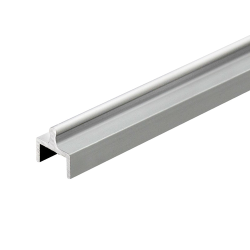 Aluminum Single Bottom Rail- Satin Anodized  18" Length - pack of 10