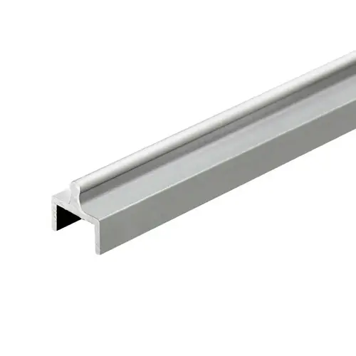 Aluminum Single Bottom Rail- Satin Anodized  24" Length - pack of 25