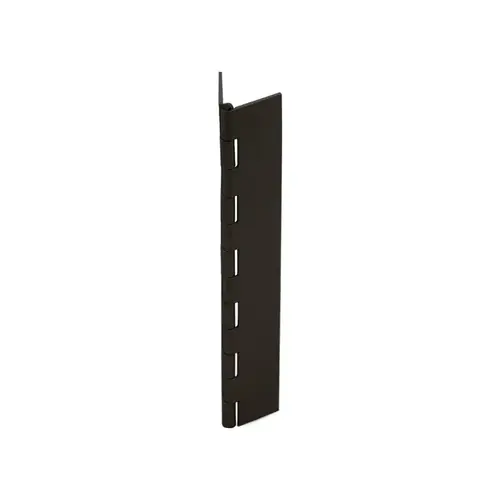 Showcase Hinge 1-1/2" Wide 72" Long Aluminum Hinge - Dark Black/Bronze Anodized