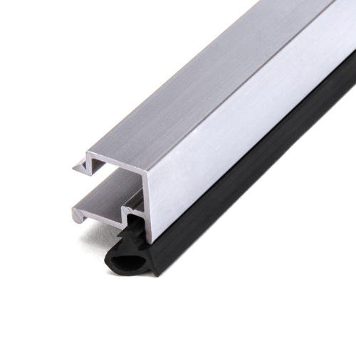 1/2" Glass stop for Aluminum Doors - Clear Anodized 254" Length