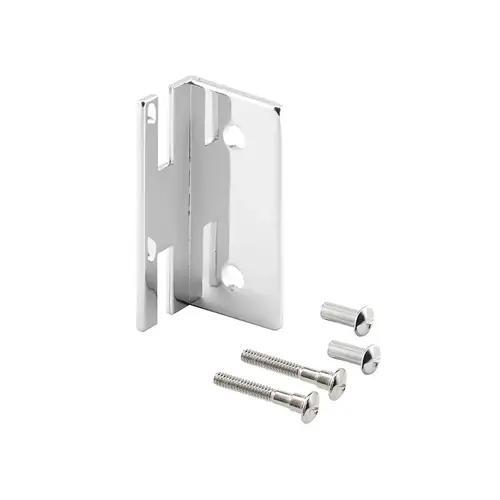 Keeper For Throw Latch - 2-1/2" - Zamak - Chrome Plated - Ada Emergency (Single Pack)