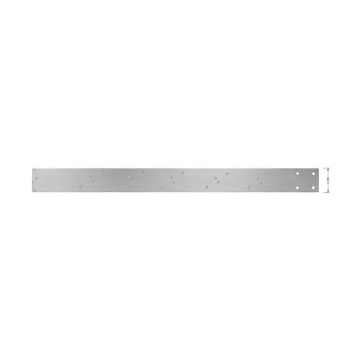 FHC A06X42ARA 6" x 42" Right Hand Prepped Outrigger 1/4" Thick Aluminum for Airfoil Blade - Satin Anodized