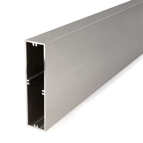 2" x 8" Rectangular Tube Aluminum 12' 2" Long - Satin Anodized