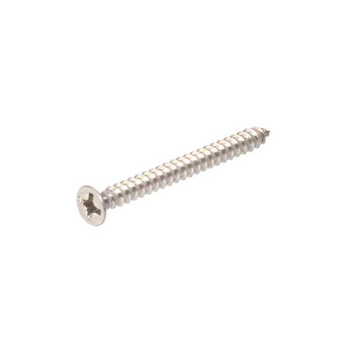 6 x 1-1/2" Flat Phillips Screw Type A Stainless Steel - pack of 100