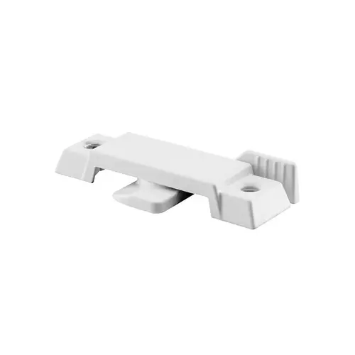 Sash Lock For Vertical And Horizontal Sliding Windows - 2-1/4" Mounting Hole Centers - White Diecast (Single Pack)