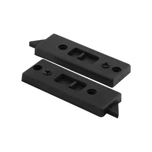 Tilt Latch - Black Plastic - For Vinyl Windows - 2-5/16" Hole Centers - Safety Lock Feature (1 Pair)