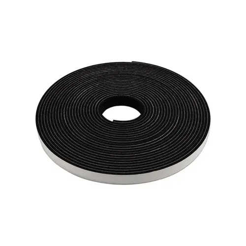 Sponge Rubber Strip 3/16' x 1" x 50' Self Adhesive Black