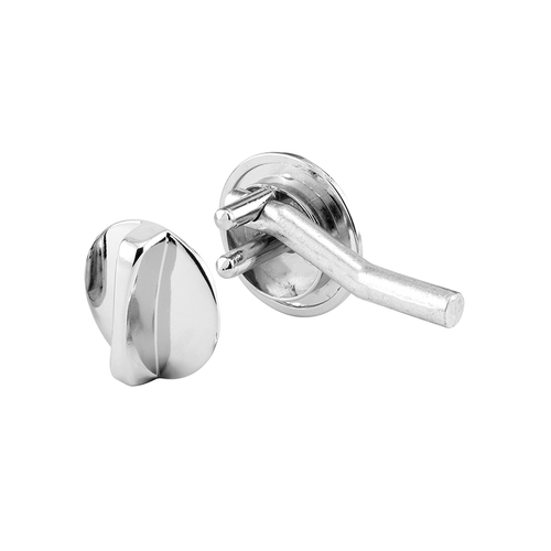 Concealed Latch With Offset Bolt - Chrome Finish (Single Pack)