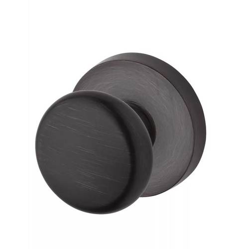 Full Dummy Round Knob and Contemporary Round Rose Venetian Bronze Finish