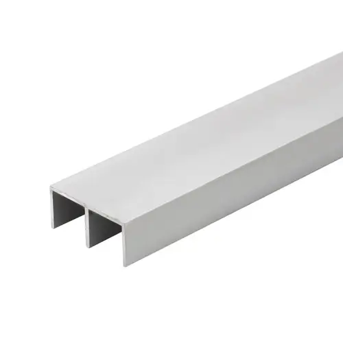 Aluminum Upper or Lower Channel- Satin Anodized  48" Length - pack of 10