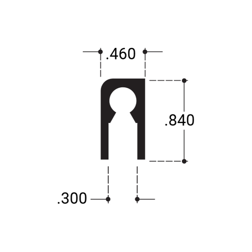 Aluminum Vertical Sliding Door Extension for Showcases Gold Anodized 144" Length