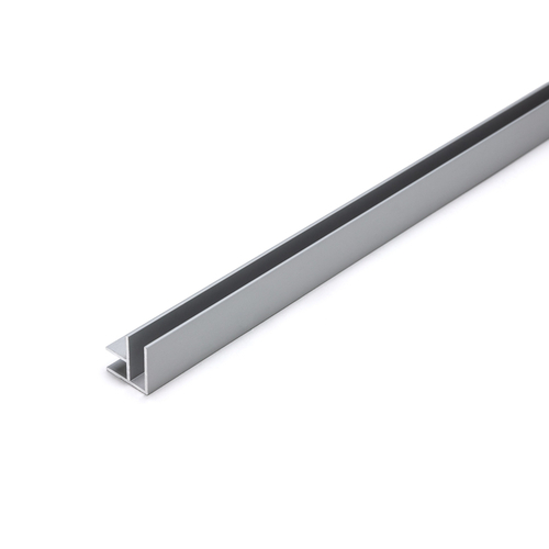 Aluminum Corner Extrusion- Satin Anodized 144" Length