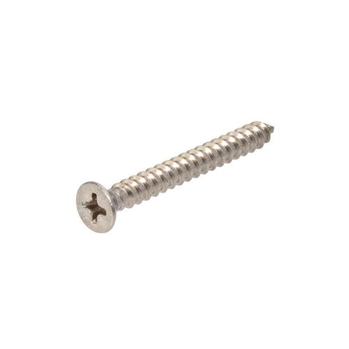 8 x 1-1/2" Flat Phillips Screw Type A Stainless Steel - pack of 100