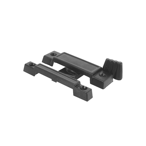 Slim Line Sliding Window Sash Lock - Black Painted (Single Pack)