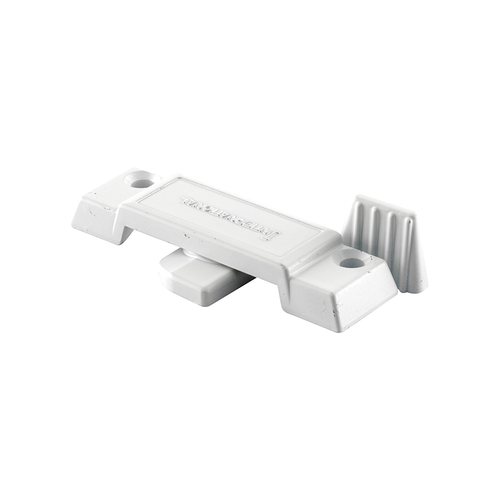 Sash Lock - 2-1/4" Hole Centers - Fits Metal Sliding Windows - Diecast Zinc - Painted White - (Single Pack)