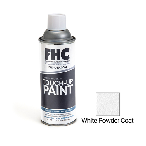 Touch-Up Paint 12 oz Spray Can - White Powder Coated