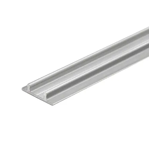 Aluminum Lower Rail Track Extrusion- Satin Anodized  95" Length - pack of 50