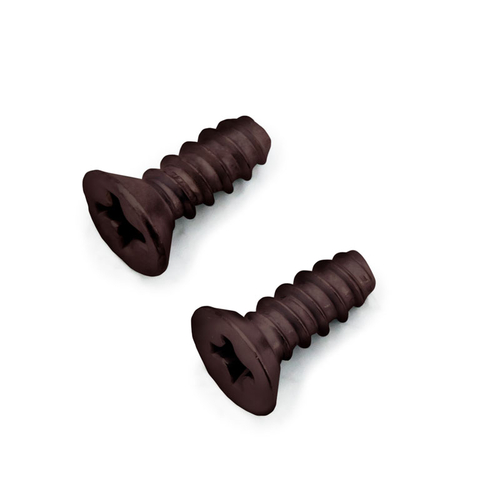 6" x 3/8" Flat Phillips Undercut Screws For Showcases - Dark Bronze Anodized - pack of 10