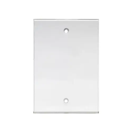 Clear Single Blank Acrylic Mirror Plate