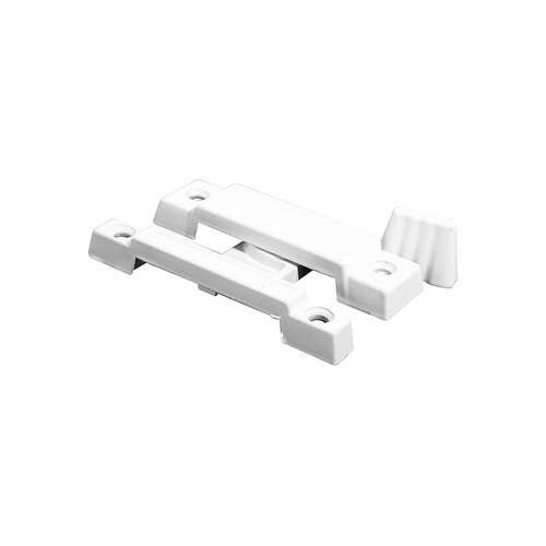 Slim Line Sliding Window Sash Lock - White Painted (Single Pack)