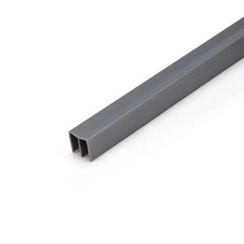 Top Track for 1/8" Sliding PanelsGray Plastic - Gray  36" Length - pack of 50