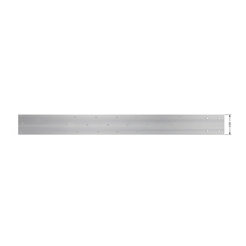 FHC A06X42ZRM 6" x 42" Right Hand Prepped Outrigger 1/4" Thick Aluminum for Z-Blade - Mill finish