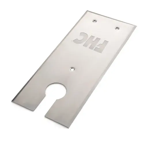 83 Series Cover Plate For Floor Mount Door Closer - Brushed Stainless