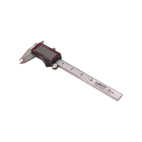 AccuMASTER Digital Caliper Fractional 1/64" and Metric Stainless Steel