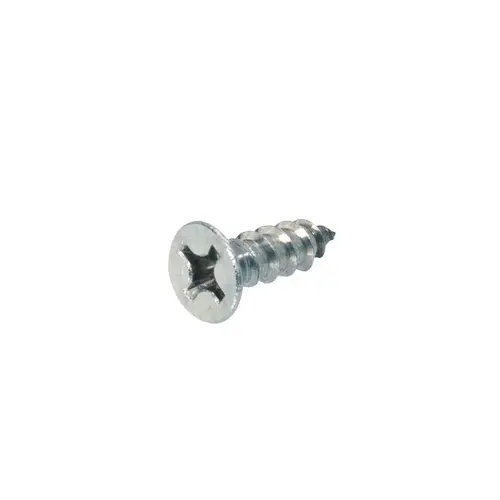 0D990/0D992 Series L-Brace #6 X 1/2" Flat Head Screws- Clear Anodized - pack of 100