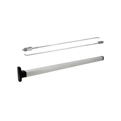 Exit Device Concealed Vertical Rod Panic for 48" Doors - Clear Anodized