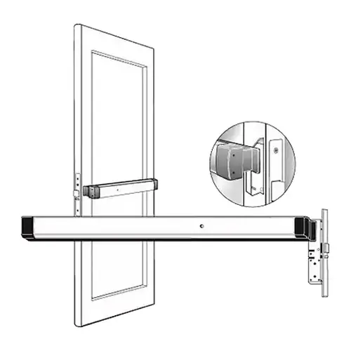 Adams Rite Mortised Exit Device RHR 36" - Bronze Anodized