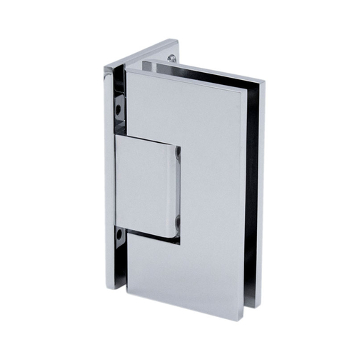 Glendale Series Wall Mount Hinge - Offset Back Plate - Polished Chrome