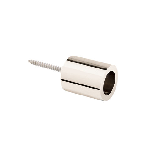 Wall Mount Fitting for Support Bar - Polished Nickel